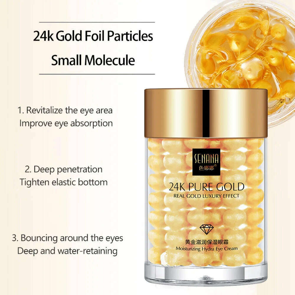 KIMLUD, Skin Care Products 24K Gold Nicotinamide Essence Collagen Face Cream Fade Dark Circles Eye Serum Eye Cream Eye Mask Eye Care Set, KIMLUD Womens Clothes