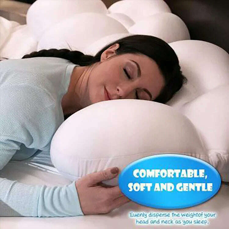 KIMLUD, Sleep Pillows Egg Sleeper Memory Foam Soft Orthopedic Neck Pillow Almighty Microsphere Foam Soft Butterfly Shaped Foam Cushion, KIMLUD Women's Clothes