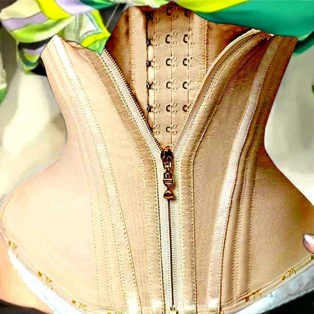 Slimming Waist Trainer Mesh Body Shaper Fajas Colombian Girdles Postpartum Tummy Control Belt Corset Weight Loss Shapewear Strap