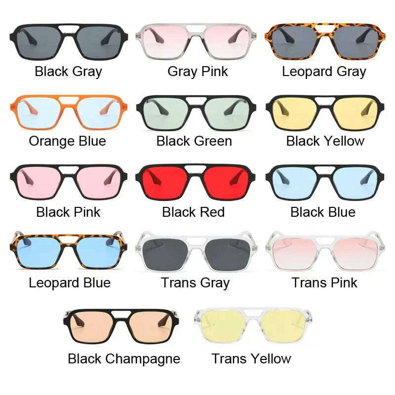 KIMLUD, Small Frame Square Sunglasses Woman Brand Designer Fashion Luxury Sun Glasses Female Vintage Hollow Leopard Blue Oculos De Sol, KIMLUD Womens Clothes