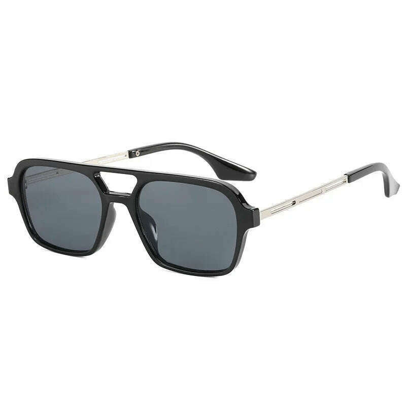KIMLUD, Small Frame Square Sunglasses Woman Brand Designer Fashion Luxury Sun Glasses Female Vintage Hollow Leopard Blue Oculos De Sol, Black Gray / Other, KIMLUD APPAREL - Womens Clothes