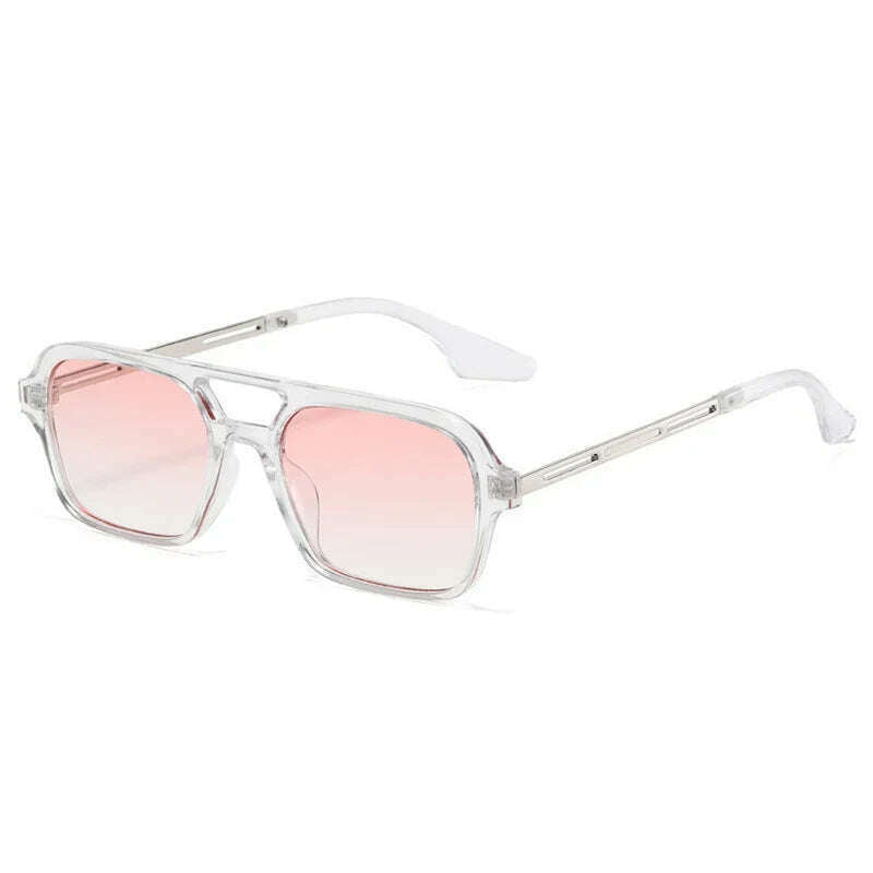 KIMLUD, Small Frame Square Sunglasses Woman Brand Designer Fashion Luxury Sun Glasses Female Vintage Hollow Leopard Blue Oculos De Sol, Trans Pink / Other, KIMLUD APPAREL - Womens Clothes