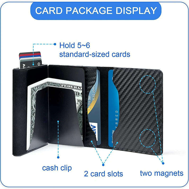 Smart Wallet for Airtag Apple Crazy Horse Genuine Leather Cash Credit Card Men Wallet Slim Design Airtags Holder - KIMLUD