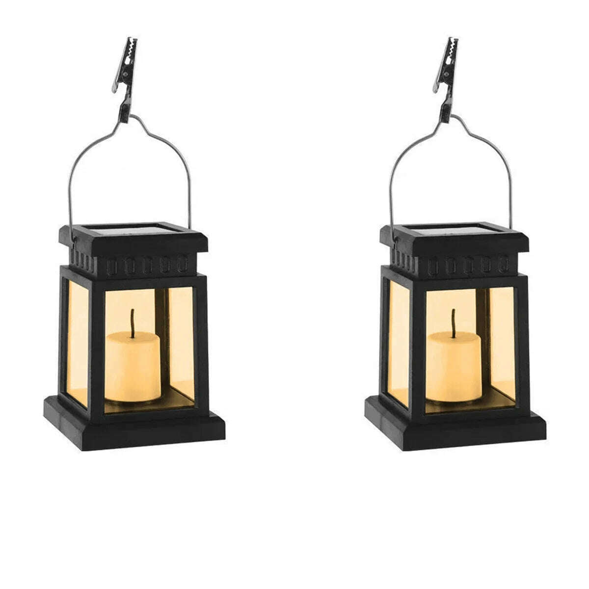 Solar Lights Outdoor Retro Palace Lantern Lights Hanging Candle Lamps Landscape Lighting Floor Lights Garden Decor Solar Lantern - KIMLUD