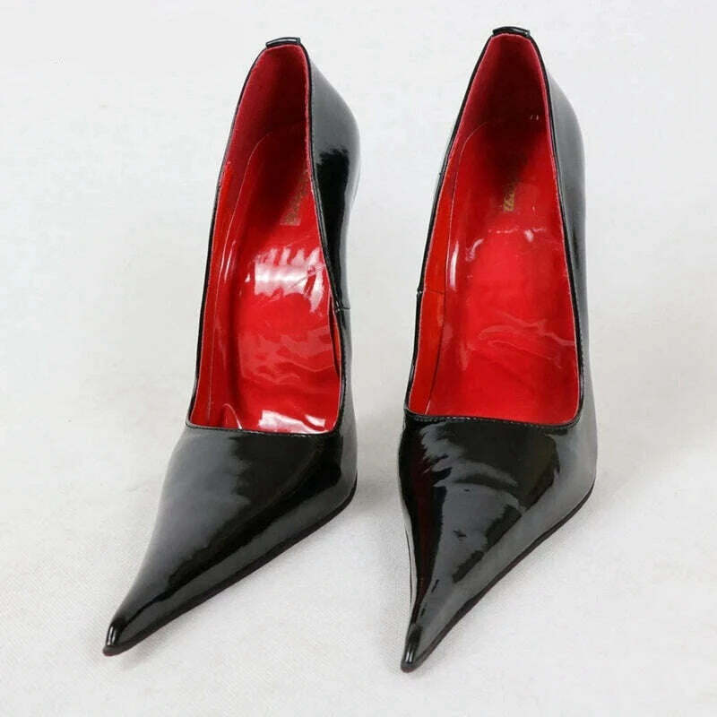 Sorbern Long Pointy Toes Women Pumps Big Size Stilettos High Heels 14Cm 16Cm 18Cm Sm Sissy Boy Shoes Couples Heels - KIMLUD