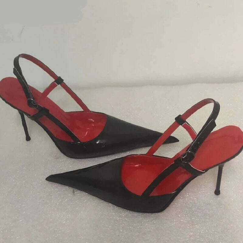 Sorbern Long Pointy Toes Women Pumps Big Size Stilettos High Heels 14Cm 16Cm 18Cm Sm Sissy Boy Shoes Couples Heels - KIMLUD
