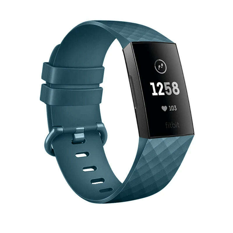 Sport Band For Fitbit Charge 3 / Fitbit Charge 4 Strap Soft TPU Wristband Bracelet Replacement Belt For Charge3 SE Band Correa - KIMLUD