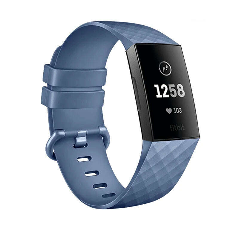 Sport Band For Fitbit Charge 3 / Fitbit Charge 4 Strap Soft TPU Wristband Bracelet Replacement Belt For Charge3 SE Band Correa - KIMLUD
