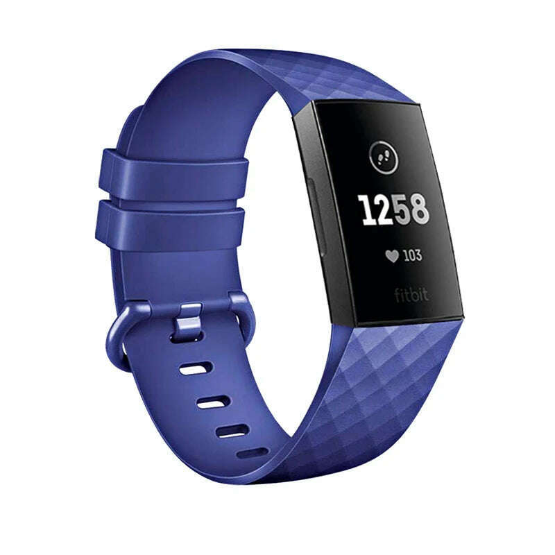Sport Band For Fitbit Charge 3 / Fitbit Charge 4 Strap Soft TPU Wristband Bracelet Replacement Belt For Charge3 SE Band Correa - KIMLUD