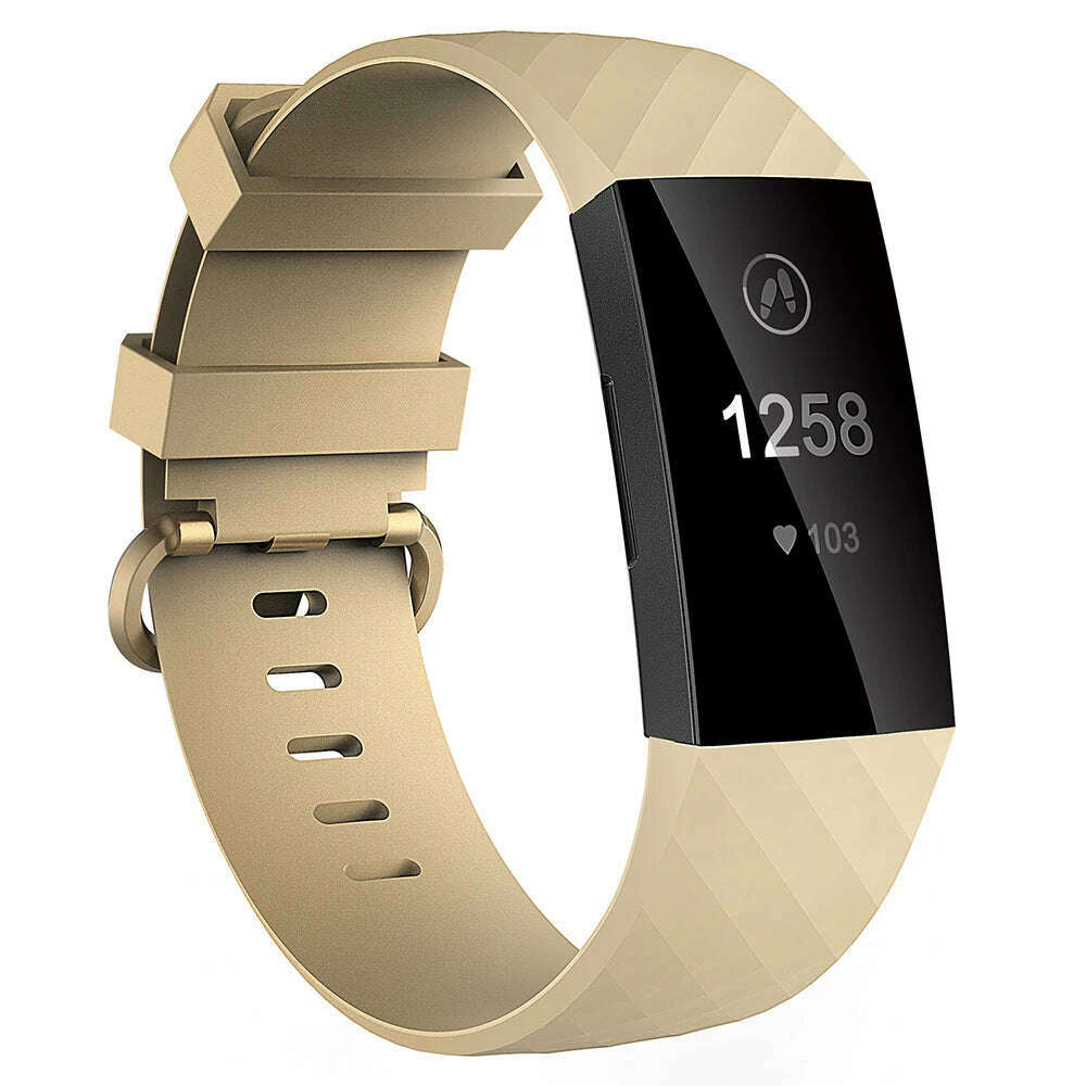 Sport Band For Fitbit Charge 3 / Fitbit Charge 4 Strap Soft TPU Wristband Bracelet Replacement Belt For Charge3 SE Band Correa - KIMLUD