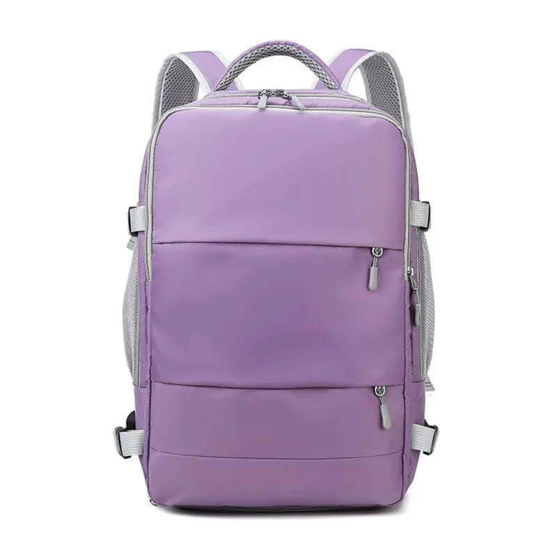 KIMLUD, Sports Bag Gym Sports Fitness Backpack Men for Women Dry Wet Separation Waterproof Backpack for Outdoor Fitness Travel Hikng, Purple 2, KIMLUD Women's Clothes