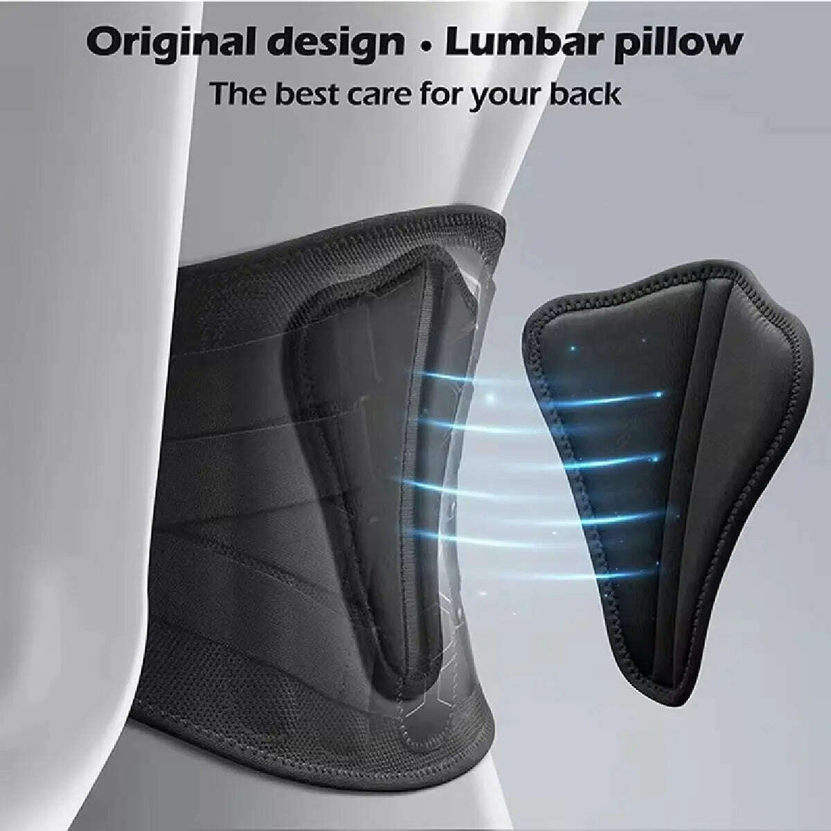 KIMLUD, Sports Belts Lower Back Brace Lumbar Support Belts Ergonomic Design Suitable for Herniated Discs Sciatica for Men&Women, KIMLUD Womens Clothes