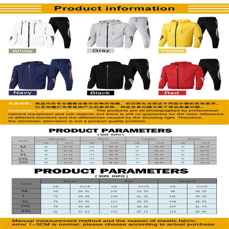 KIMLUD, Spring Autumn Men Tracksuits Sets Long Sleeve Hoodie+Jogging Trousers 2 Piece Fitness Running Suits Sportswear Casual Clothing, KIMLUD Womens Clothes