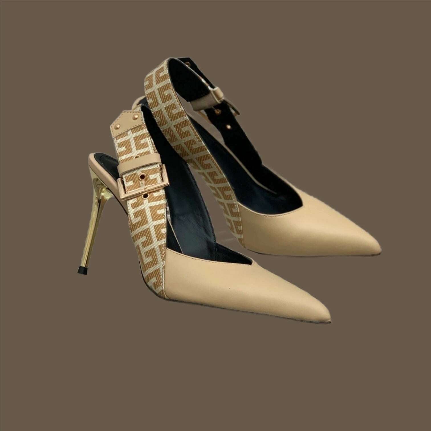 KIMLUD, Spring Autumn Women Women Pumps Fashion Genuine Leather Summer Sandals Super High Heels Print Pumps Slingbacks Party Dress Shoes, as show 4 / 42, KIMLUD Womens Clothes