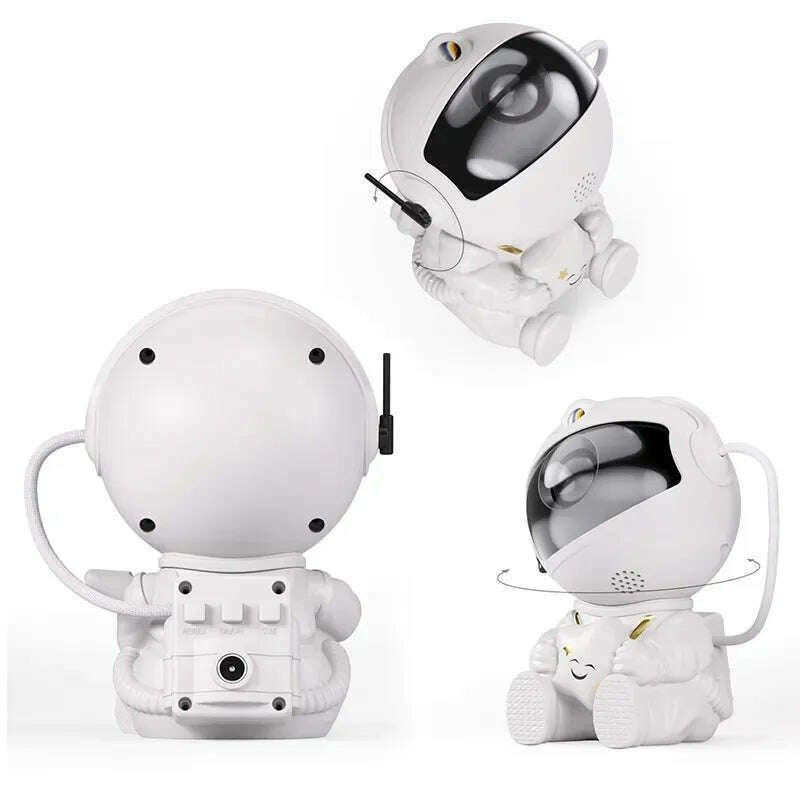 Starry Sky Projector LED Night Light, Astronaut Lamp Star Light, Rotation Ceiling Lamp Decoration For Bedroom Decor Gift, KIMLUD Women's Clothes