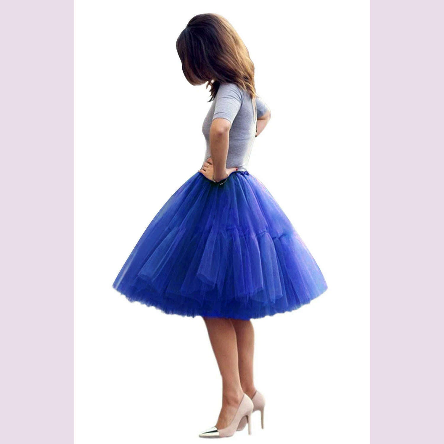 STEPHANIE Tulle Tutu Skirts Multi-layer Fluffy Petticoat Underskirt Summer Princess Ball Gown Ballet Dance Women Party Skirt - KIMLUD