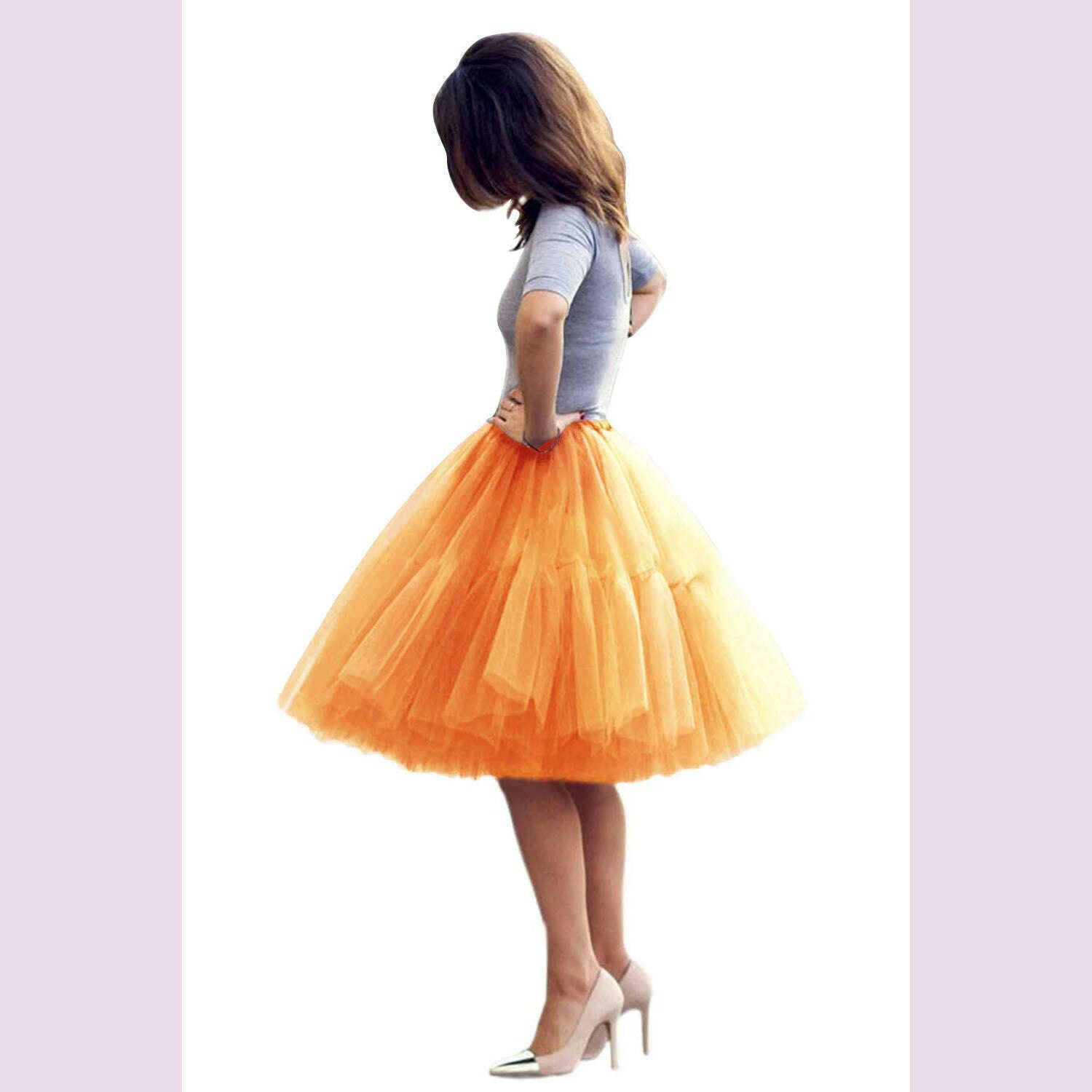 STEPHANIE Tulle Tutu Skirts Multi-layer Fluffy Petticoat Underskirt Summer Princess Ball Gown Ballet Dance Women Party Skirt - KIMLUD