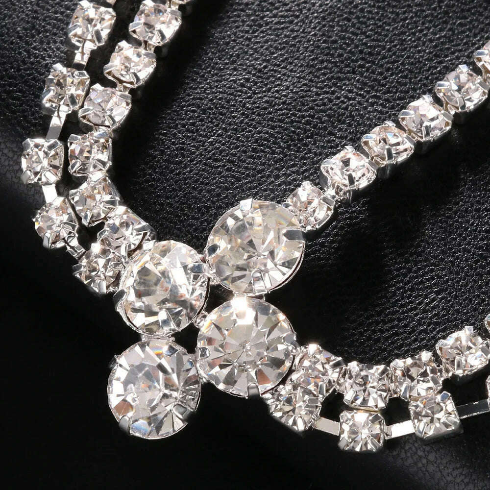 KIMLUD, Stonefans Rhinestone Headband for Hair Bohemia Bridal Headwear Crystal Head Chain Wedding Hair Accessories Boho Tiara Jewelry, KIMLUD Womens Clothes