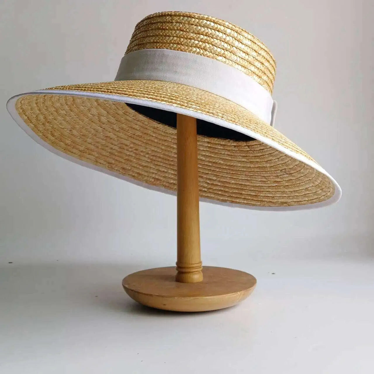 Straw summer hat Red  French elegant ladies seaside travel sun hat Hepburn style wide brim hat summer hat