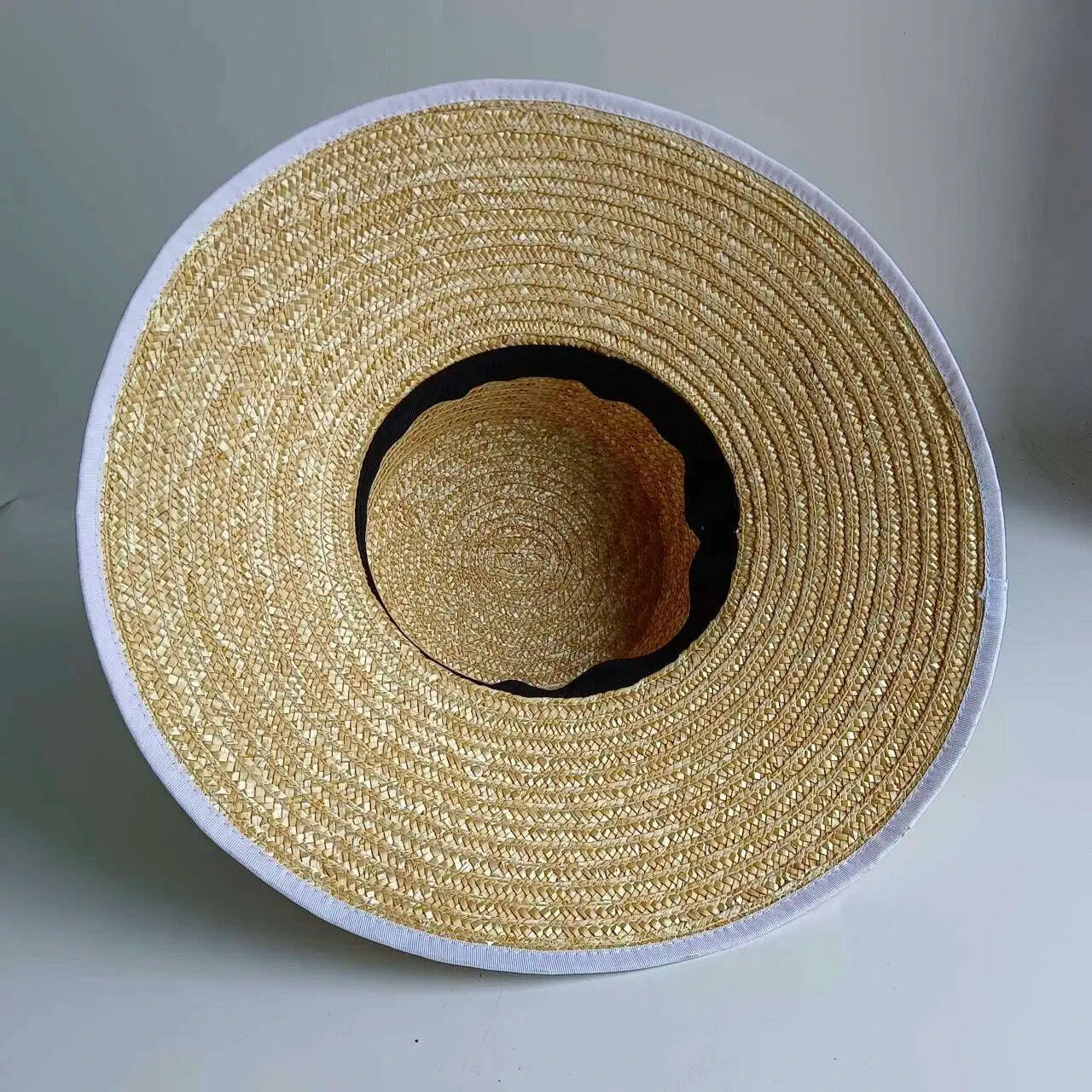 Straw summer hat Red  French elegant ladies seaside travel sun hat Hepburn style wide brim hat summer hat