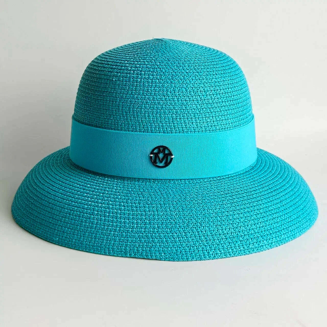 Straw summer hat Red  French elegant ladies seaside travel sun hat Hepburn style wide brim hat summer hat