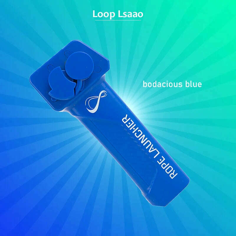 String Rope Launcher Fidget Toy Loop Rope Glow in The Dark USB Electric String Rope Launcher Handheld String Cool Toy Gift - KIMLUD