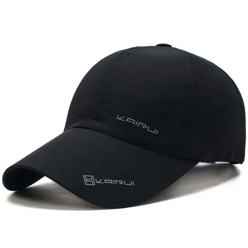 KIMLUD, Summer  Branded Baseball Cap  Women Dad  Snapback Hats For Men Bones Masculino, Black / Adjustable, KIMLUD Womens Clothes