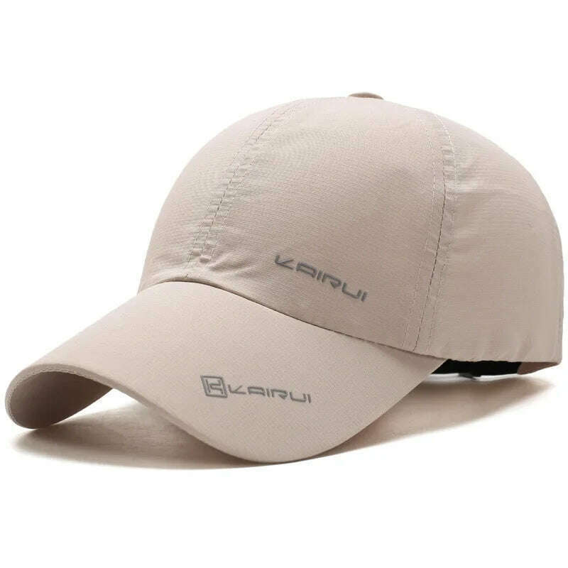 KIMLUD, Summer  Branded Baseball Cap  Women Dad  Snapback Hats For Men Bones Masculino, Khaki / Adjustable, KIMLUD Womens Clothes