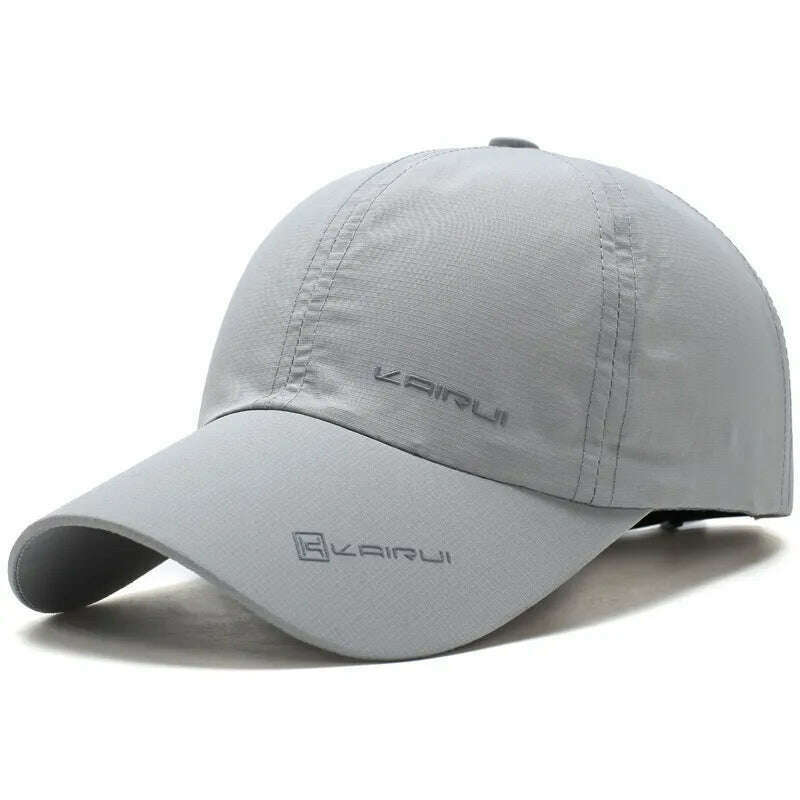 KIMLUD, Summer  Branded Baseball Cap  Women Dad  Snapback Hats For Men Bones Masculino, Light Gray / Adjustable, KIMLUD Womens Clothes