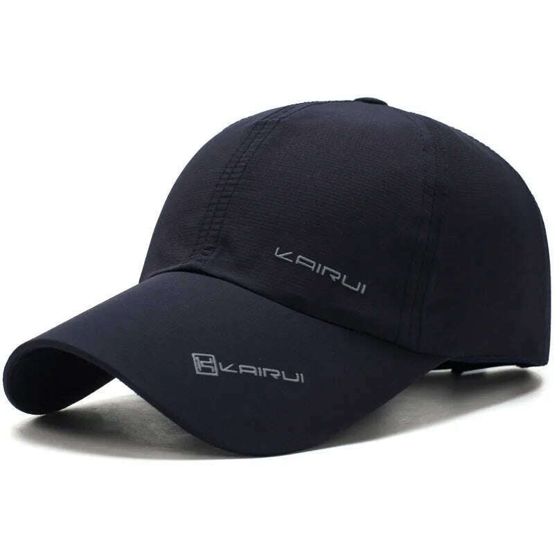 KIMLUD, Summer  Branded Baseball Cap  Women Dad  Snapback Hats For Men Bones Masculino, Navy Blue / Adjustable, KIMLUD Womens Clothes