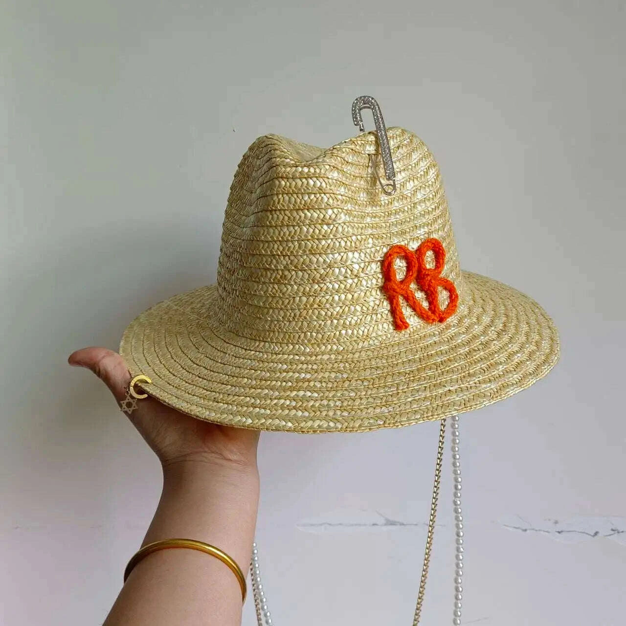 Summer straw hat French elegant seaside travel sun hat bow ribbon flat top large brim straw hat  hats for women