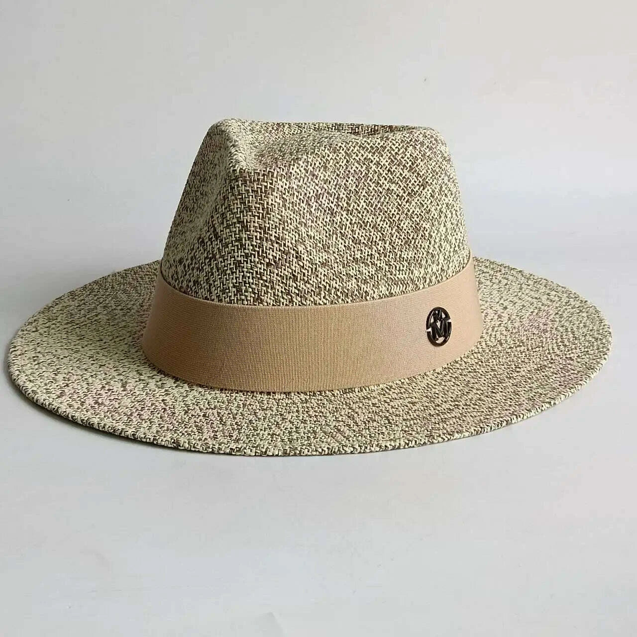 Summer straw hat French elegant seaside travel sun hat bow ribbon flat top large brim straw hat  hats for women