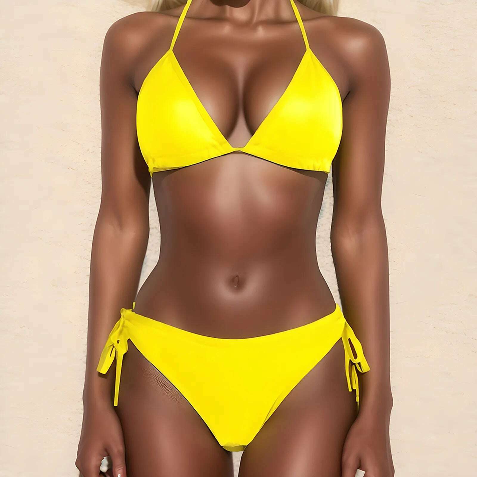 KIMLUD, Summer Swimwear Up Swimsuit Two Size Women Push Beachwear Bikini Plus Piece Sets Swimwears Tankinis Set купальник женский, KIMLUD Womens Clothes