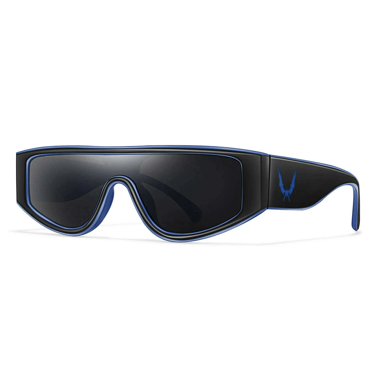 Sunglasses Small Frame Rectangle Shades - Black | KIMLUD