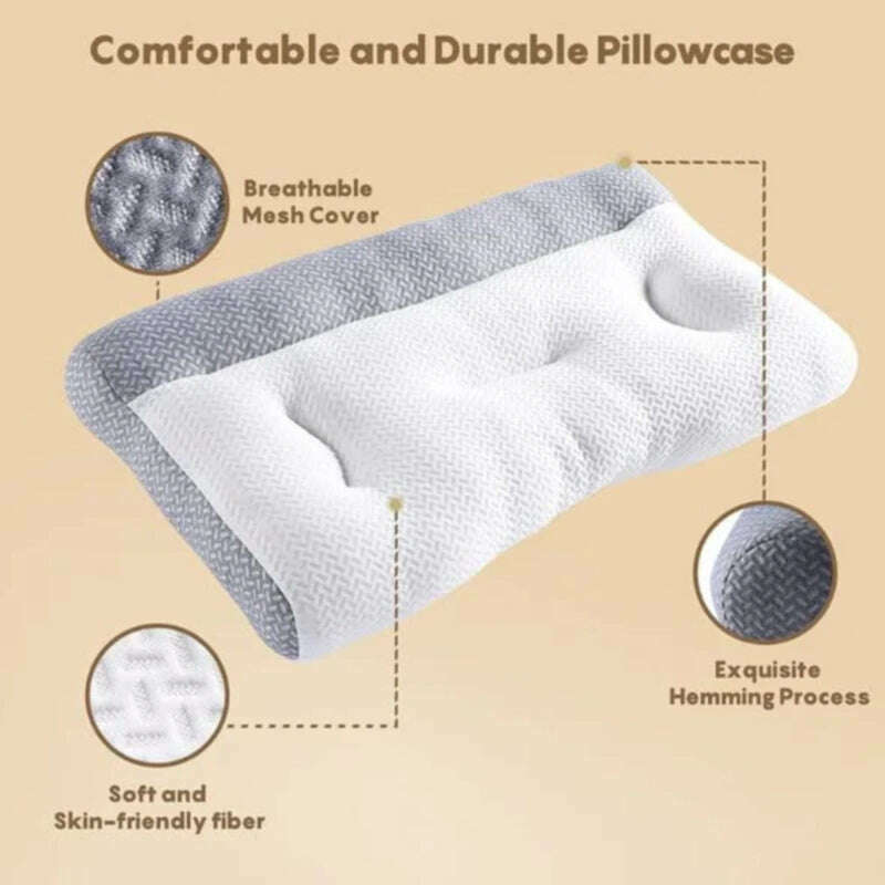 KIMLUD, Super Ergonomic Pillow Orthopedic All Sleeping Positions Cervical Contour Pillow Neck pillow for neck and shoulder pain Relief, KIMLUD Womens Clothes