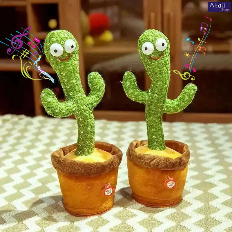 KIMLUD, Talking Cactus Toy with LED 120 English Songs Singing Musical Toys Repeat What You Say Suitable for Babies and Toddlers, KIMLUD Womens Clothes