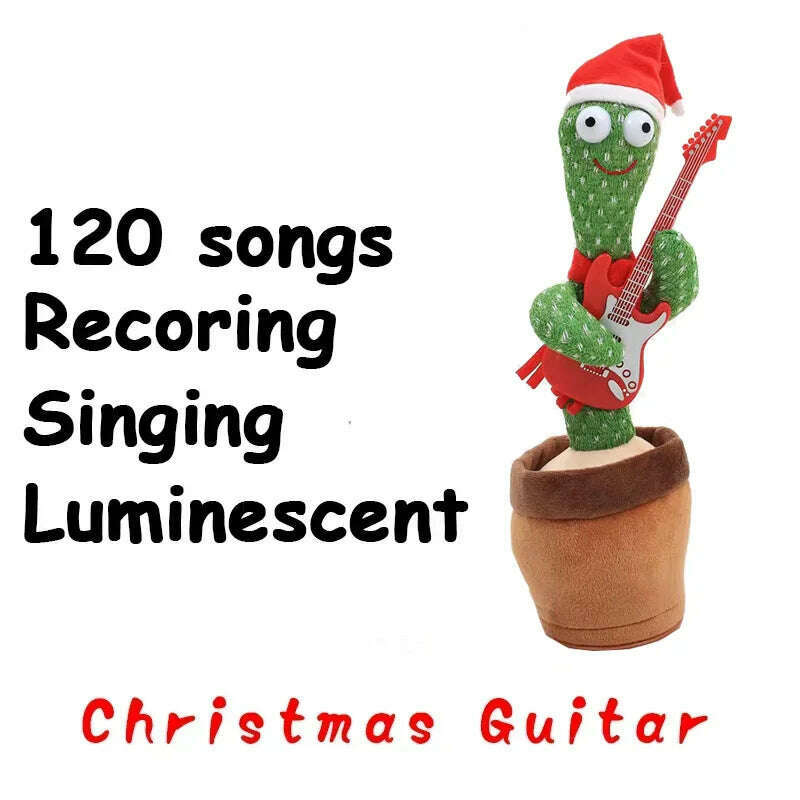 KIMLUD, Talking Cactus Toy with LED 120 English Songs Singing Musical Toys Repeat What You Say Suitable for Babies and Toddlers, charge 4, KIMLUD APPAREL - Womens Clothes