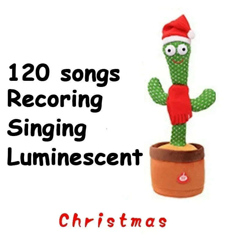 KIMLUD, Talking Cactus Toy with LED 120 English Songs Singing Musical Toys Repeat What You Say Suitable for Babies and Toddlers, charge 3, KIMLUD APPAREL - Womens Clothes