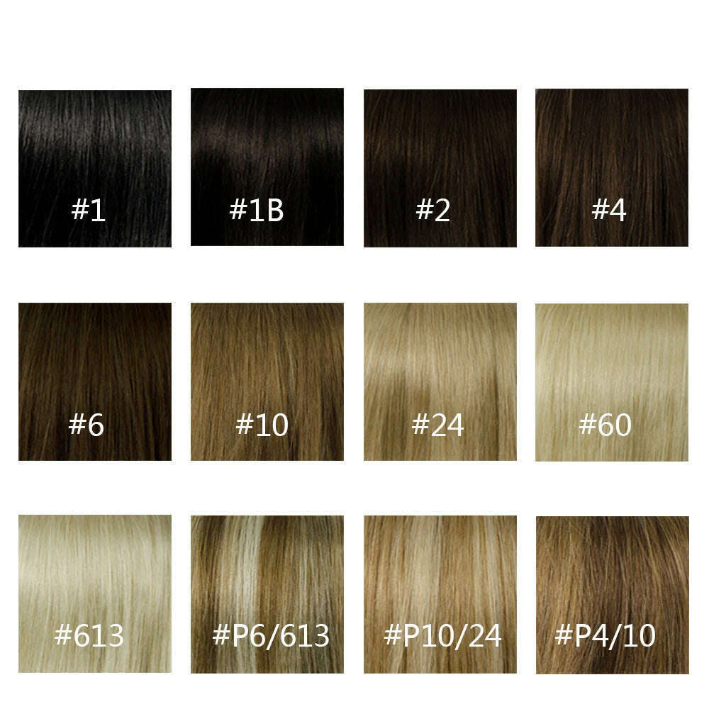 KIMLUD, Tape in Human Hair Extensions 20pcs Tape Hair Extensions 100% Human Remy European Straight Adhensive Tape on Hair, KIMLUD Womens Clothes