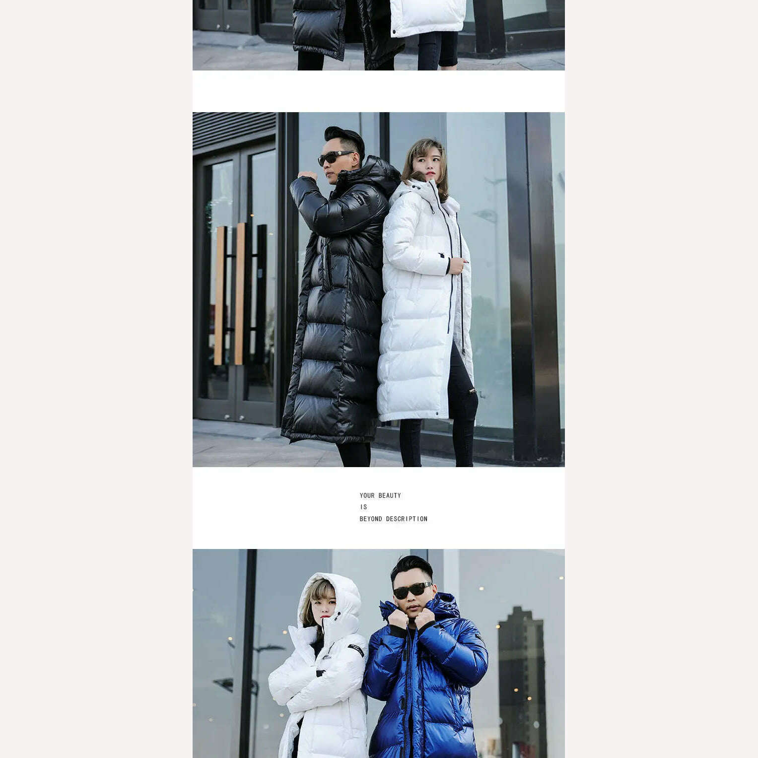 Tcyeek Women's Down Jacket Hooded Thick Winter Coat Men Clothes 2020 Korean Warm Long Goose Down Jackets Fashion Outwear K-8893, KIMLUD Women's Clothes