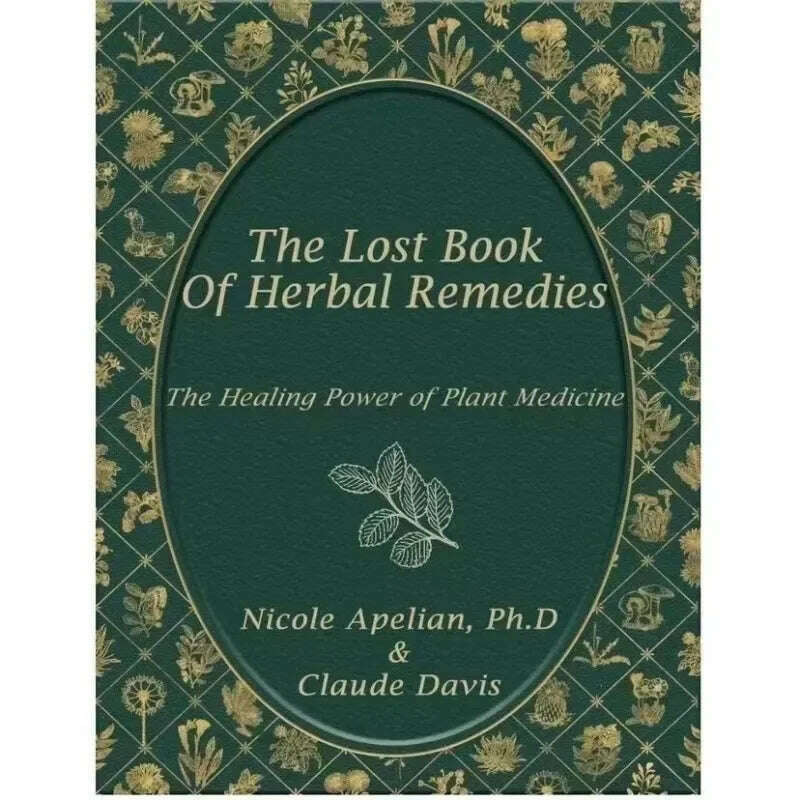KIMLUD, The Lost Book of Herbal Remedies The Healing Power of Plant Medicine Colored Inner Pages Paperback, KIMLUD Womens Clothes