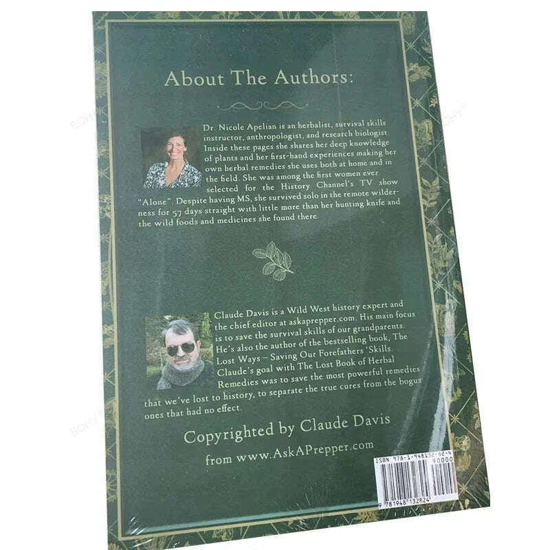 KIMLUD, The Lost Book of Herbal Remedies The Healing Power of Plant Medicine Colored Inner Pages Paperback, KIMLUD Womens Clothes