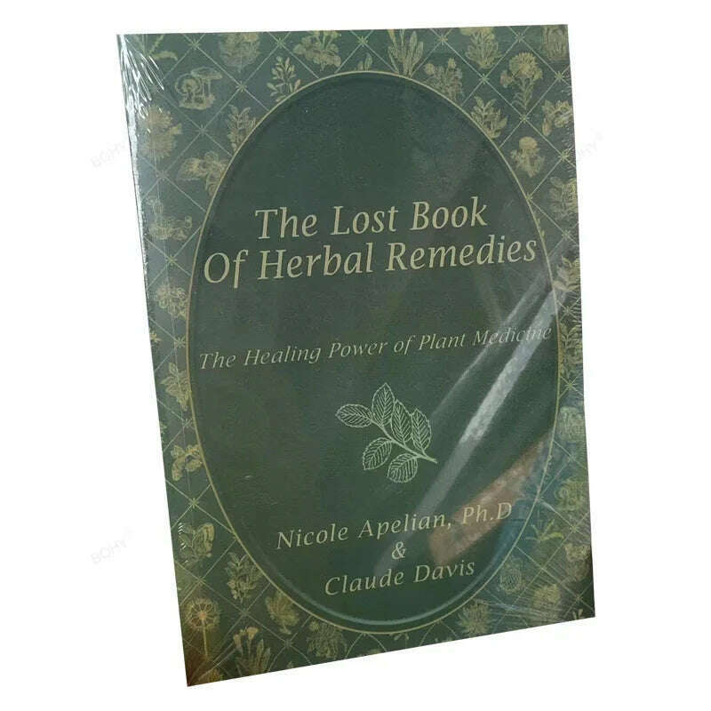 KIMLUD, The Lost Book of Herbal Remedies The Healing Power of Plant Medicine Colored Inner Pages Paperback, KIMLUD Womens Clothes