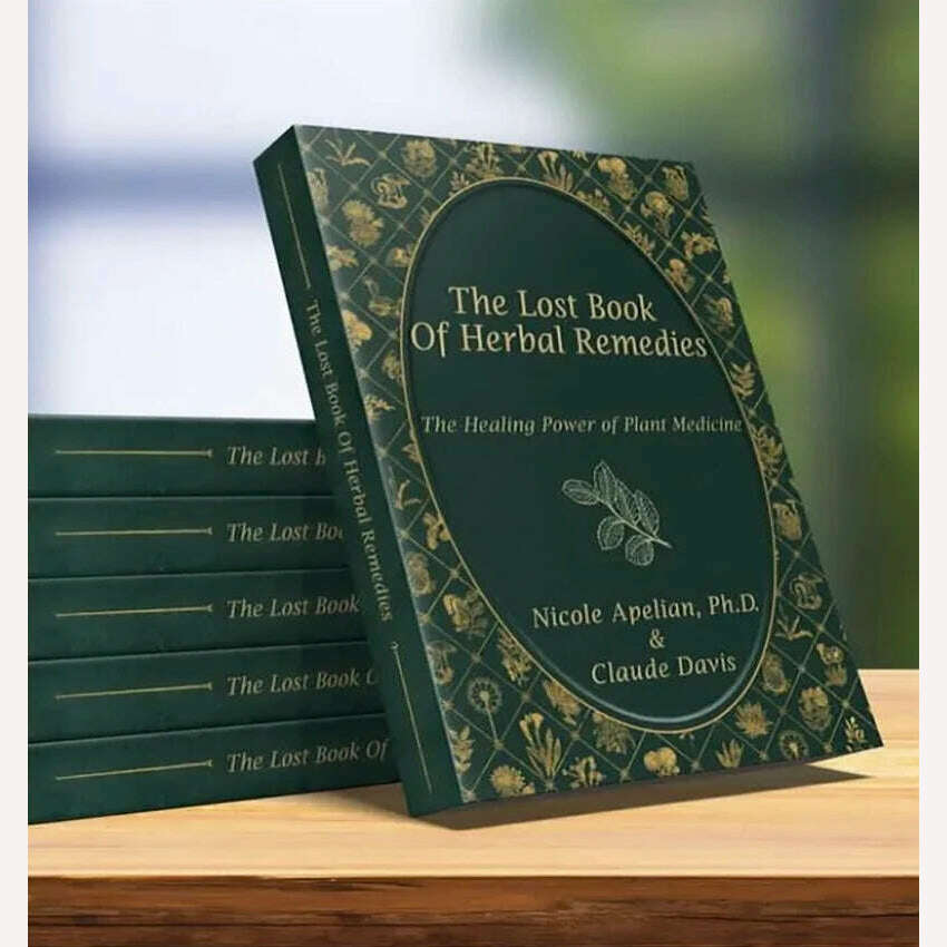 KIMLUD, The Lost Book of Herbal Remedies The Healing Power of Plant Medicine Paperback-Contains Colored Images, KIMLUD Womens Clothes