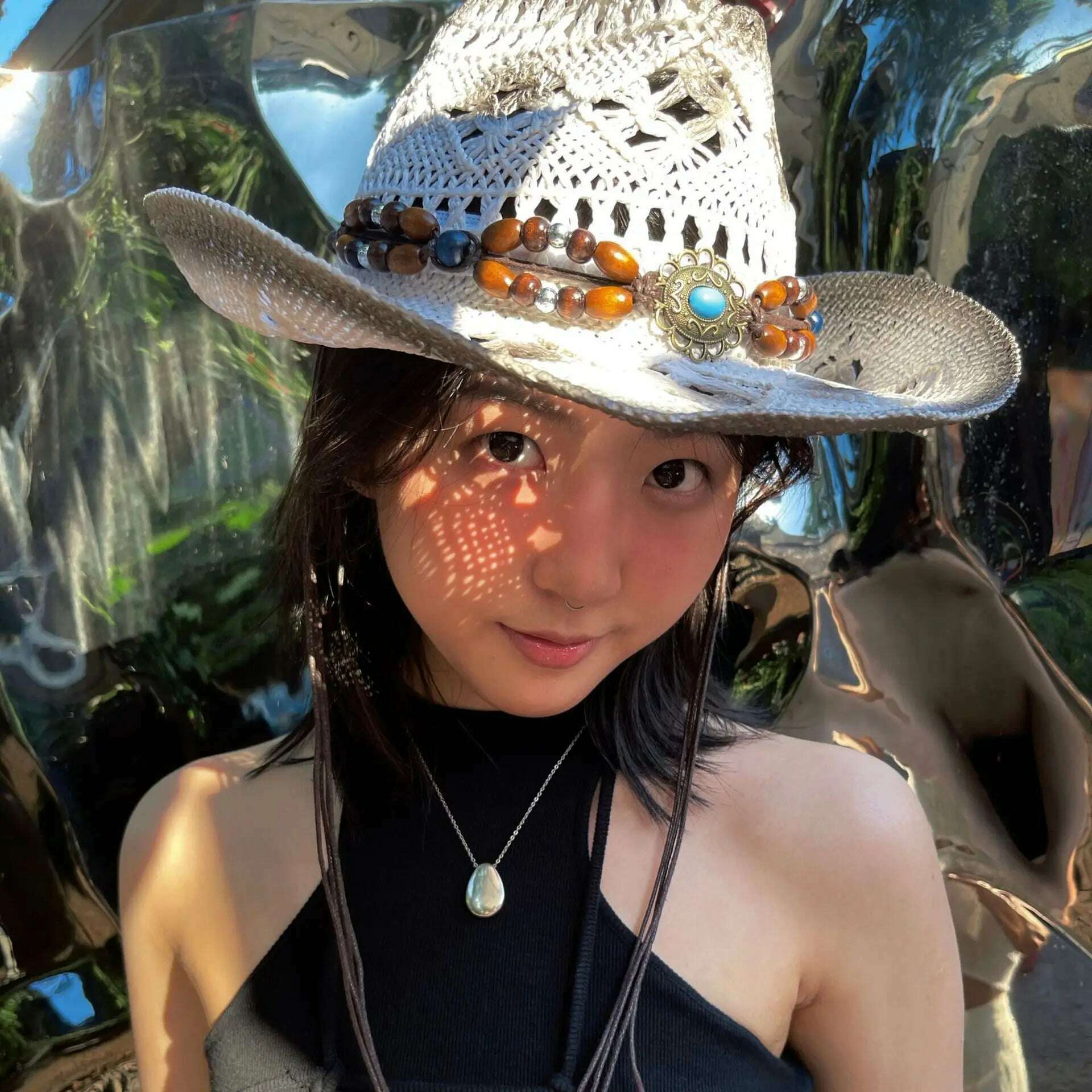 Thickened Cowboy Hat Vintage Straw Hat 2023 New Men's and Women's Jazz Large Size Cowboy Hat Straw Hat Sun Hat Summer Hat - KIMLUD