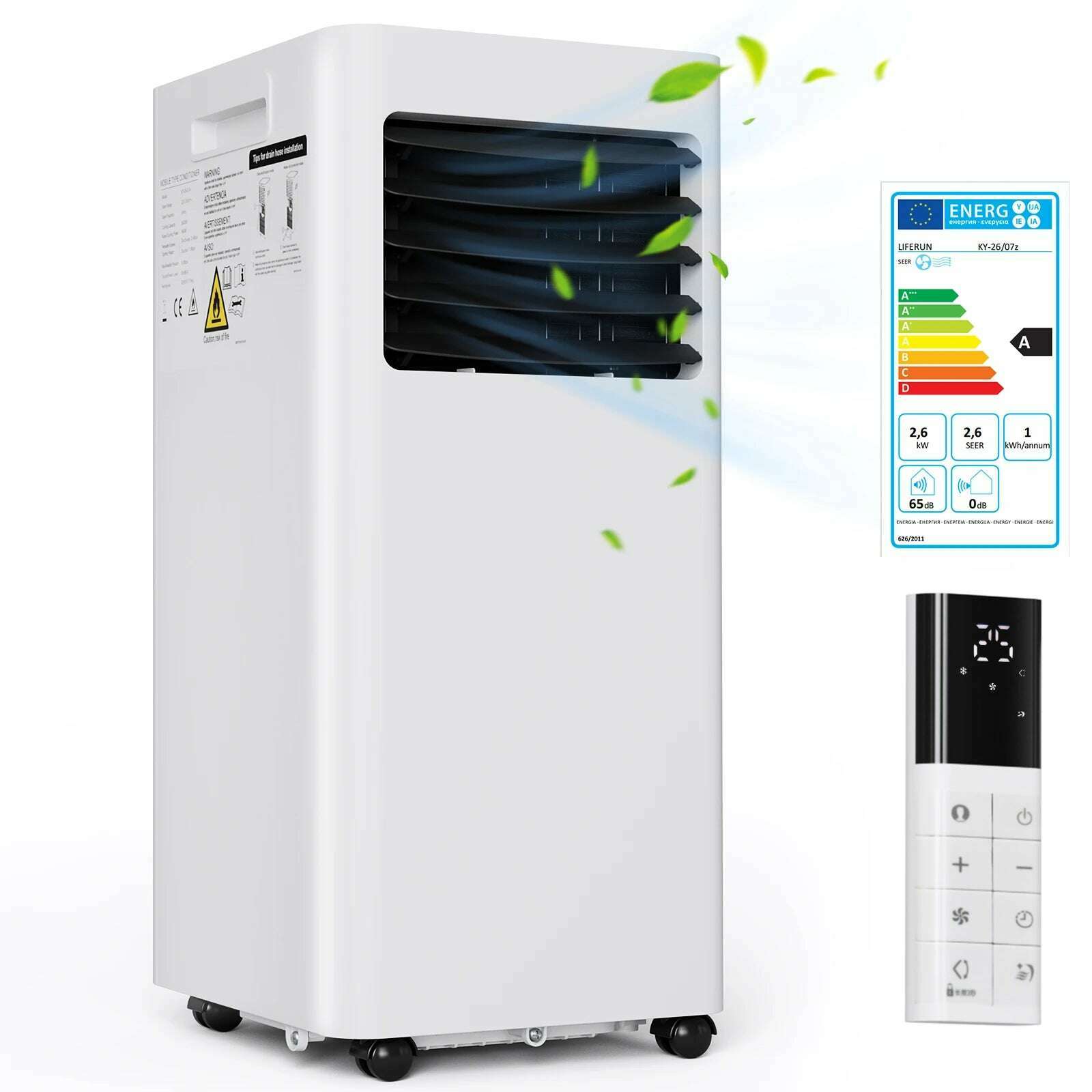 KIMLUD, TLGREEN 4 in1 Air Cooler Mobile Air Conditioning 9,000 BTU Air Conditioner Fan Remote Control Floor Fan Portable for Room 31 Sq, GERMANY, KIMLUD APPAREL - Womens Clothes