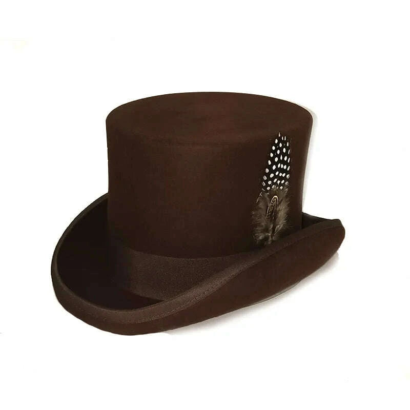 Top Hat - Magician Presidential High Hat - Wool | KIMLUD