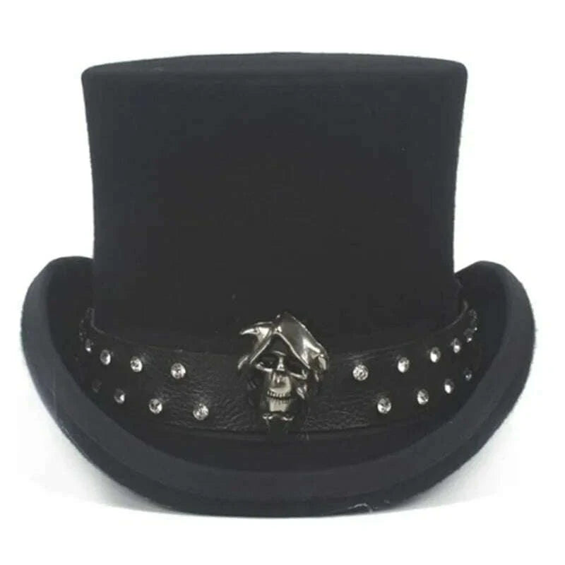 Top Hat - Magician Presidential High Hat - Wool | KIMLUD
