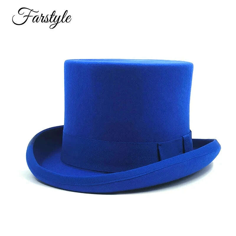 Top Hat - Magician Presidential High Hat - Wool | KIMLUD