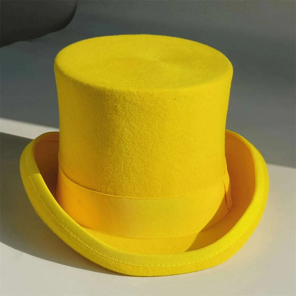Top Hat - Magician Presidential High Hat - Wool | KIMLUD